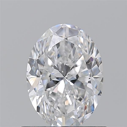 0.9 carat D-SI1 Natūralus Oval Deimantas (1)