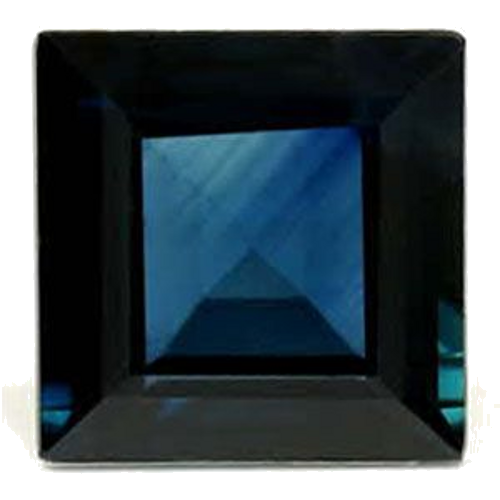 0.69 carat BLUE Square Safyras (1)