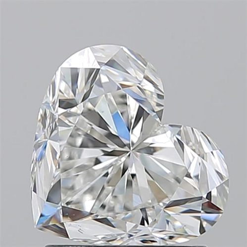 1.7 carat H-VS2 Natūralus Heart Deimantas (1)