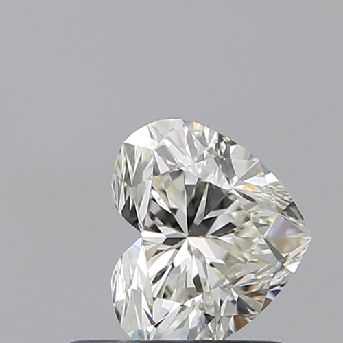0.6 carat J-VVS2 Natūralus Heart Deimantas (1)