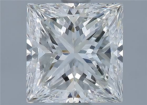 1.63 carat I-VS2 Natūralus Princess Deimantas (1)