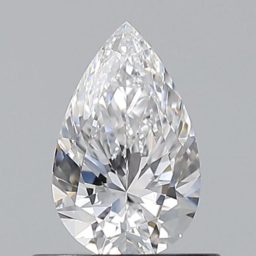 0.54 carat D-VVS2 Natūralus Pear Deimantas (1)
