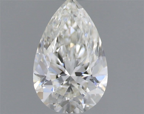 0.5 carat G-VS2 Natūralus Pear Deimantas (1)