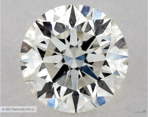 0.6 carat K-SI2 Excellent cut Natūralus Round Deimantas (1)