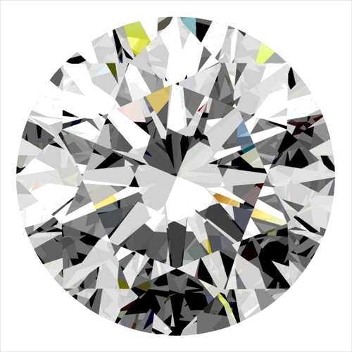 0.33 carat F-SI1 Excellent cut Natūralus Round Deimantas (1)