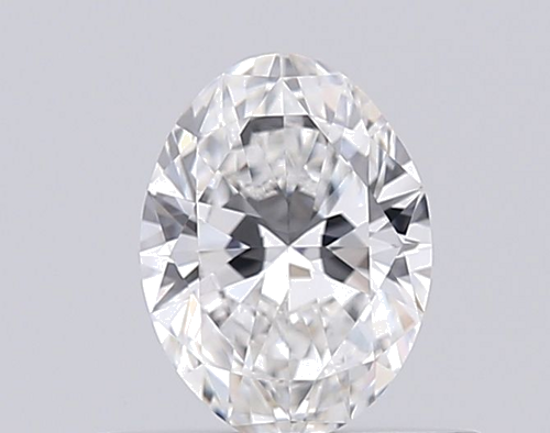 0.4 carat F-VVS2 Natūralus Oval Deimantas (1)