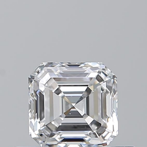 0.5 carat D-VS2 Natūralus Asscher Deimantas (1)
