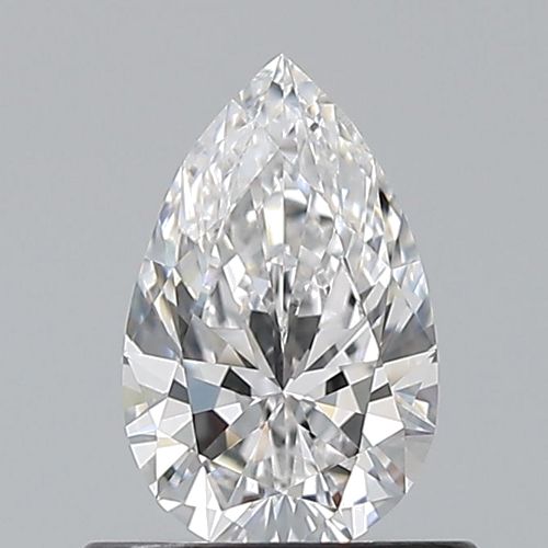 0.6 carat D-VS1 Natūralus Pear Deimantas (1)