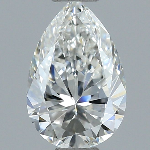 0.7 carat F-VS1 Natūralus Pear Deimantas (1)