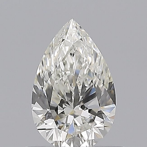 0.61 carat H-IF Natūralus Pear Deimantas (1)