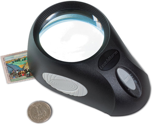 6 diodų LED padidinimo stiklas su 3 ryškumo lygiais (x5) (1)