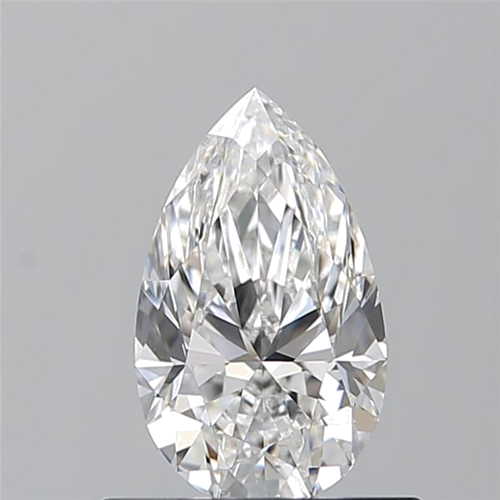 0.7 carat E-VVS2 Natūralus Pear Deimantas (1)