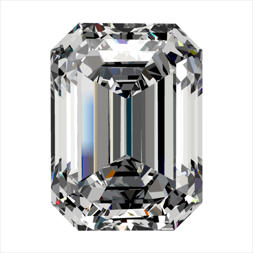 0.4 carat F-VS2 Natūralus Emerald Deimantas (1)