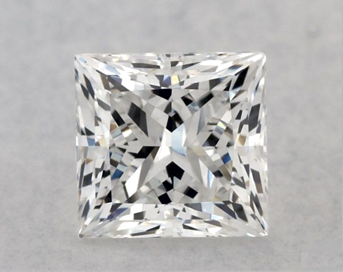 0.81 carat D-VS2 Natūralus Princess Deimantas (1)