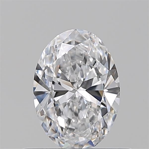 0.5 carat D-VS2 Natūralus Oval Deimantas (1)