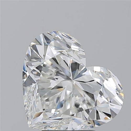 5.18 carat H-VS2 Natūralus Heart Deimantas (1)