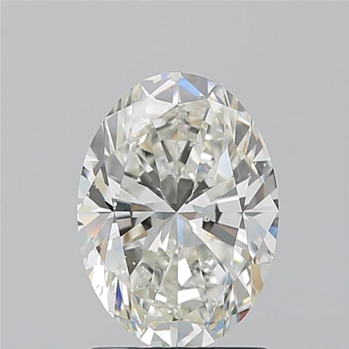 1.7 carat I-SI2 Natūralus Oval Deimantas (1)