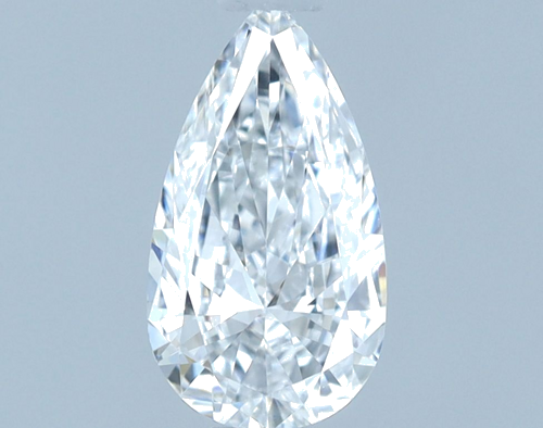 0.5 carat D-VVS1 Natūralus Pear Deimantas (1)
