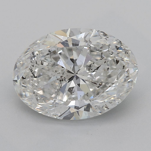 2.01 carat G-SI2 Natūralus Oval Deimantas (1)