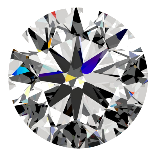 0.3 carat D-VS2 Very Good cut Natūralus Round Deimantas (1)