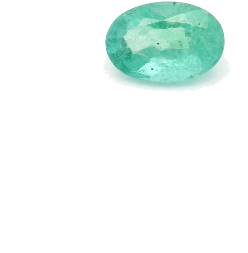 0.56 carat GREEN Oval Smaragdas (1)