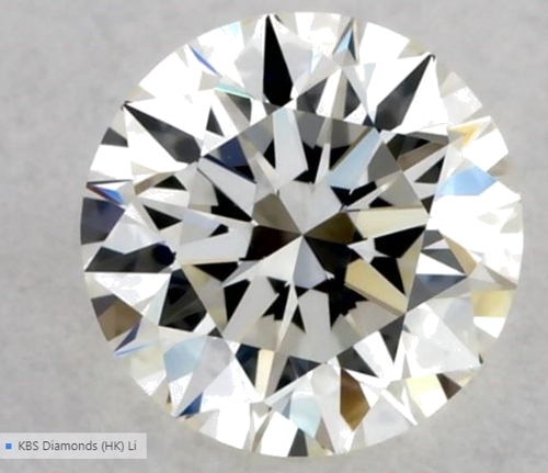 0.3 carat I-VVS1 Excellent cut Natūralus Round Deimantas (1)