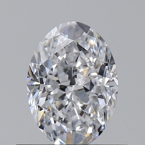 0.6 carat D-SI1 Natūralus Oval Deimantas (1)