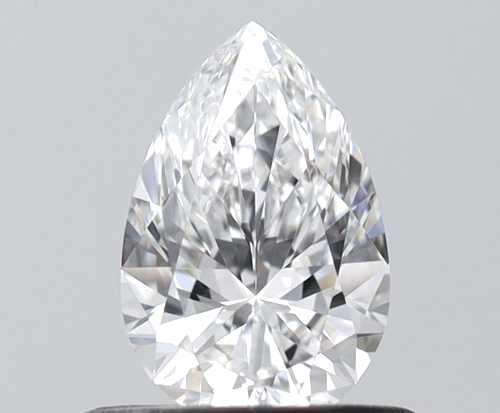 0.55 carat E-VVS1 Natūralus Pear Deimantas (1)