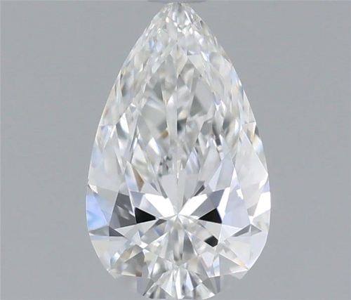 0.57 carat F-IF Natūralus Pear Deimantas (1)