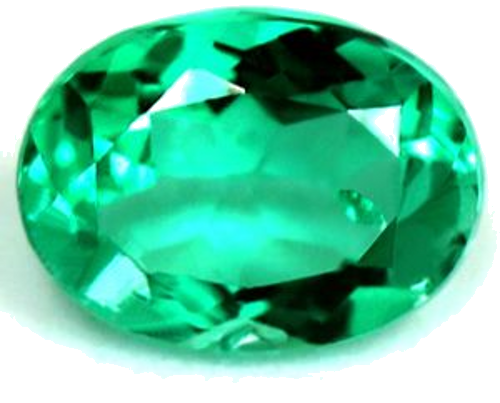 0.3 carat GREEN Oval Smaragdas (1)
