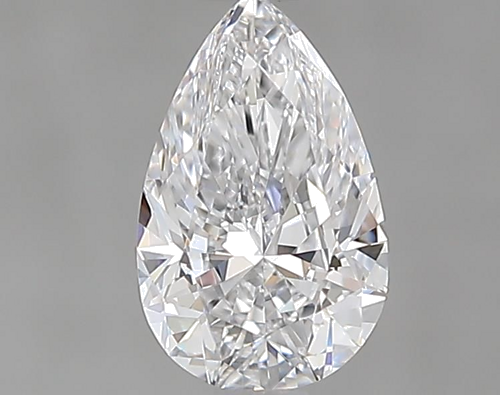 0.48 carat D-VVS2 Natūralus Pear Deimantas (1)