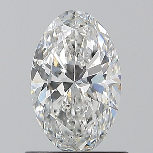 0.9 carat E-SI1 Natūralus Oval Deimantas (1)