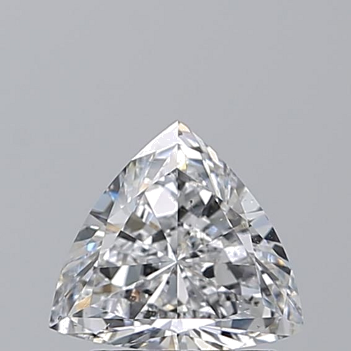 0.96 carat D-SI1 Natūralus Triangular Deimantas (1)