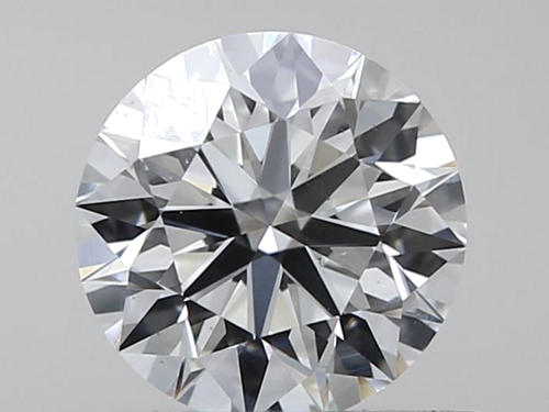 0.42 carat F-SI1 Excellent cut Natūralus Round Deimantas (1)