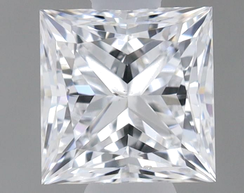0.45 carat D-SI1 Natūralus Princess Deimantas (1)