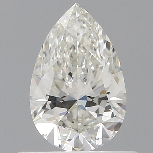 0.5 carat H-VS1 Natūralus Pear Deimantas (1)