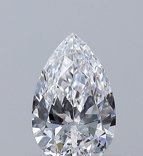 0.3 carat D-SI1 Natūralus Pear Deimantas (1)