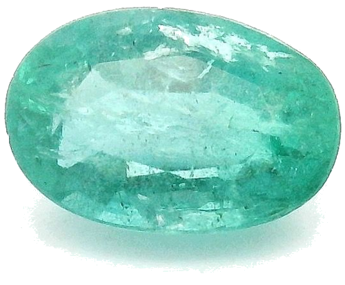 0.5 carat GREEN Oval Smaragdas (1)