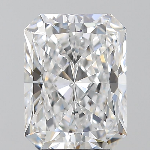 3.51 carat D-VVS2 Natūralus Radiant Deimantas (1)