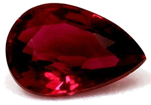 0.46 carat RED Pear Rubinas (1)