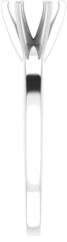 Sužadėtuvių Žiedas „Solitaire“ 585 Baltojo Aukso Round 5.8mm (4)