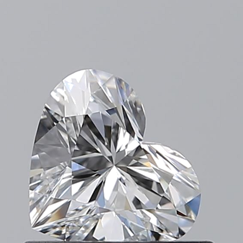 0.51 carat F-VS2 Natūralus Heart Deimantas (1)