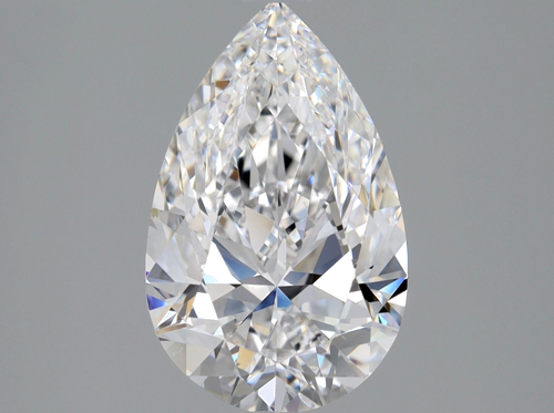 2.01 carat D-VS2 Natūralus Pear Deimantas (1)