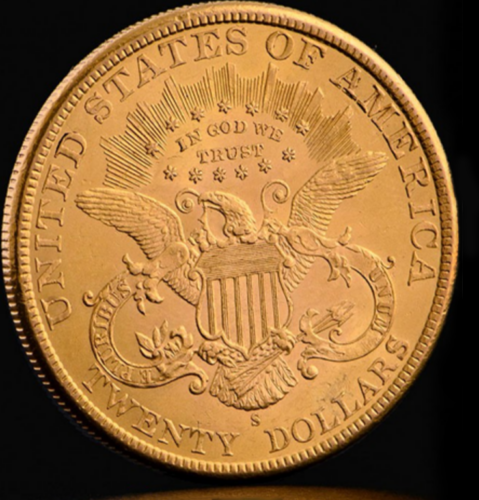 20 долларов Голова Свободы - Двойной орел США (1849-1907) золотая монета (3)