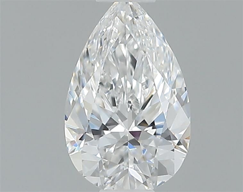 0.31 carat D-VVS2 Natūralus Pear Deimantas (1)