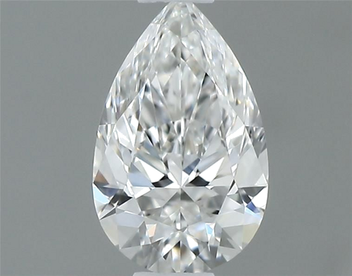 0.4 carat F-VVS1 Natūralus Pear Deimantas (1)
