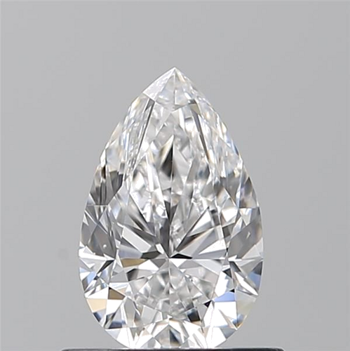 0.7 carat D-VS2 Natūralus Pear Deimantas (1)