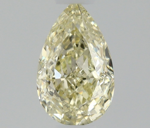 0.36 carat Fancy Light Yellow-VS2 Natūralus Pear Deimantas (1)