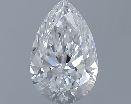 0.6 carat E-VS2 Natūralus Pear Deimantas (1)