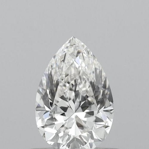 0.5 carat G-VVS2 Natūralus Pear Deimantas (1)